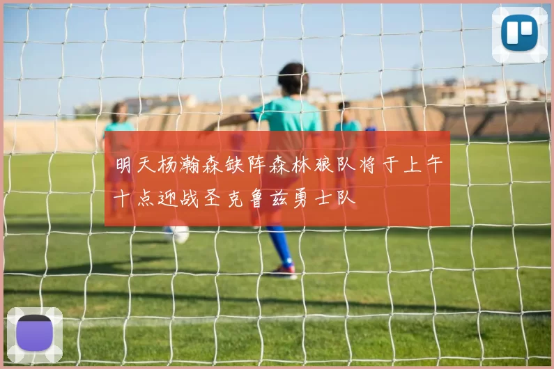 明天杨瀚森缺阵森林狼队将于上午十点迎战圣克鲁兹勇士队